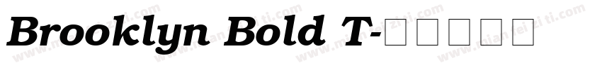 Brooklyn Bold T字体转换